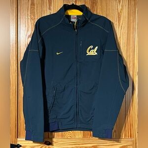 Nike TEAM Authentic Cal Berkeley Bears Full Zip Jacket Medium Weight Lined